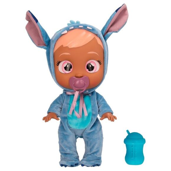 Cry Babies Tiny Cuddles Disney STITCH & ANGEL 10" Soft Body Doll (Lilo & Stitch) - Picture 1 of 10